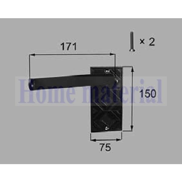 送料込み LIXIL 新日軽  エクステリア 補修部品 門扉 A 型錠内部化粧座アームセット ( 両開き用 ) C8AAB0148の通販は 5,150円