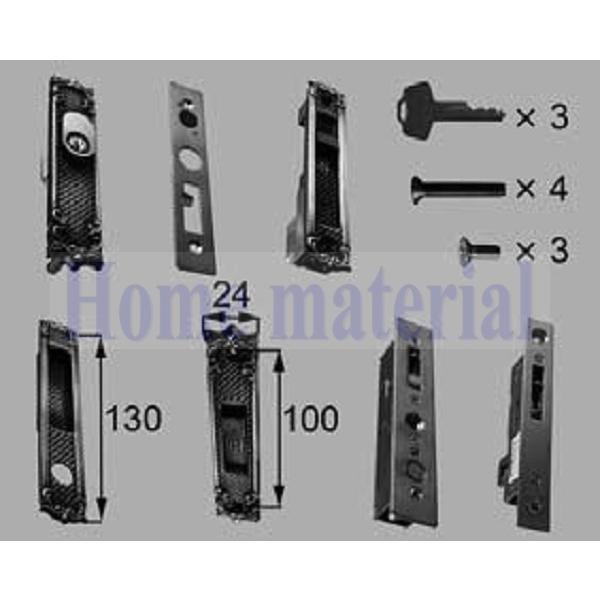 LIXIL 新日軽  ハンドル/クレセント/錠類  内外締り錠 C8NDL171ST 1セットの通販は 22,980円