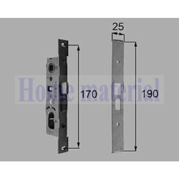 在庫有1 LIXIL 新日軽 ハンドル/クレセント/錠類 用 主錠ケース C8NDL245P6 1セット