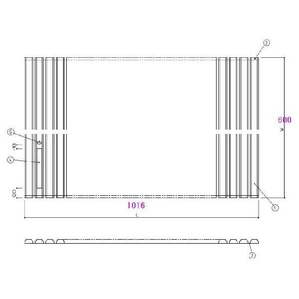 送料無料 お風呂のふた TOTO 風呂ふた シャッター式 巻きふた 外寸:1016×600mm EKK728W2 (品番変更EKK728W3 )(JH/JD1014) トトの通販は