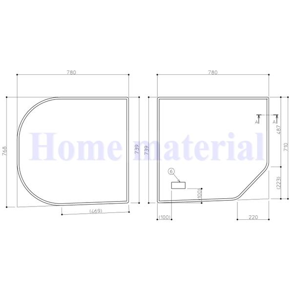 お風呂のふた TOTO 風呂ふた 組みふた 1650ラウンド浴槽向け２枚ふろふた EKK80061WR EKK80061WL 18,980円