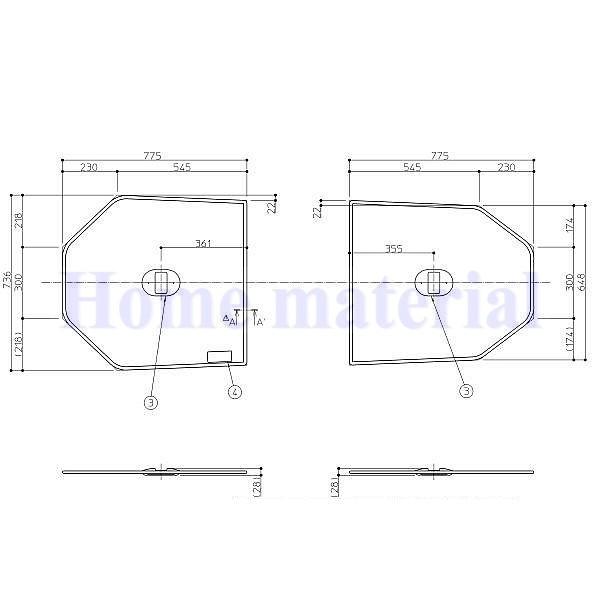 お風呂のふた TOTO 風呂ふた 組み合わせ式 組みふた 2枚割りふたEKK81046WWG3 (EKK81046WWG EKK81046WWG1 EKK81046WWG2 の代替品）の通販は