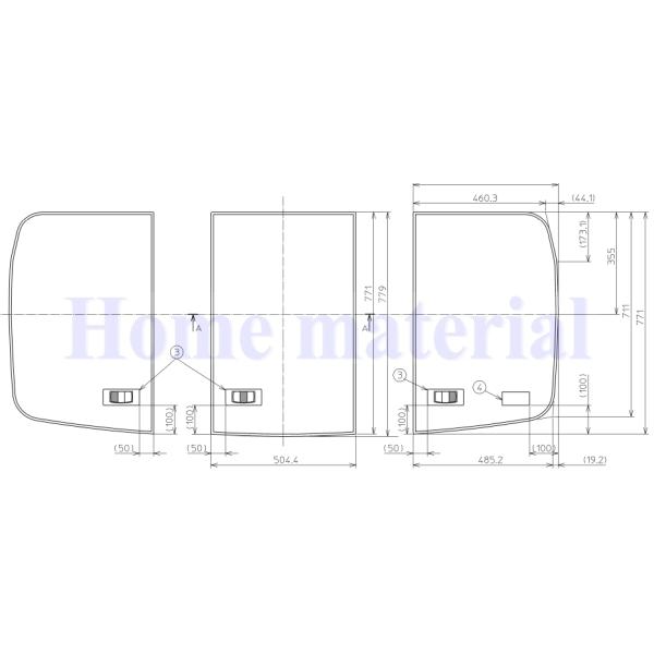 お風呂のふた TOTO 風呂ふた フラット浴槽用 3枚割り蓋 EKK81082W5の通販は 35,412円