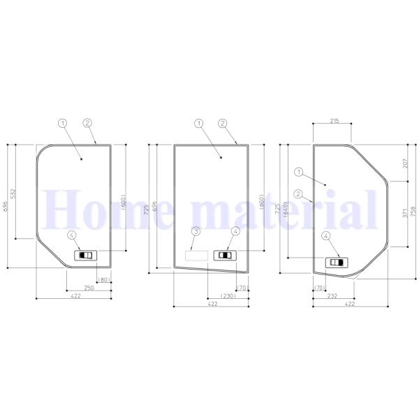 お風呂のふた TOTO 風呂ふた 魔法びん浴槽用3枚割りふたL (1300用）EKK82014WL4の通販は