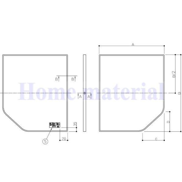 納期未定 特注品 送料無料 お風呂のふた TOTO 風呂ふた 組み合わせ式 組みふた 断熱風呂蓋 EKK84128W1 (代替品 AFKK84128W ) 695×1180