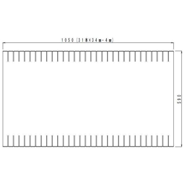 お風呂のふた パナソニック （松下電工 ナショナル） 風呂ふた 巻きふた GVR1144 （品番変更 RS9GVR1144EC)  現在寸法590×1050mm （リブ バス・お風呂用品
