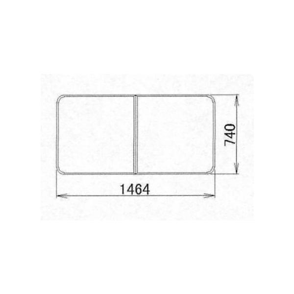 送料無料 トステム お風呂のふた バスルーム 浴槽 組み 風呂ふた（2枚組み） 風呂ふた 組みふた 商品コード : RGFZ202の通販は