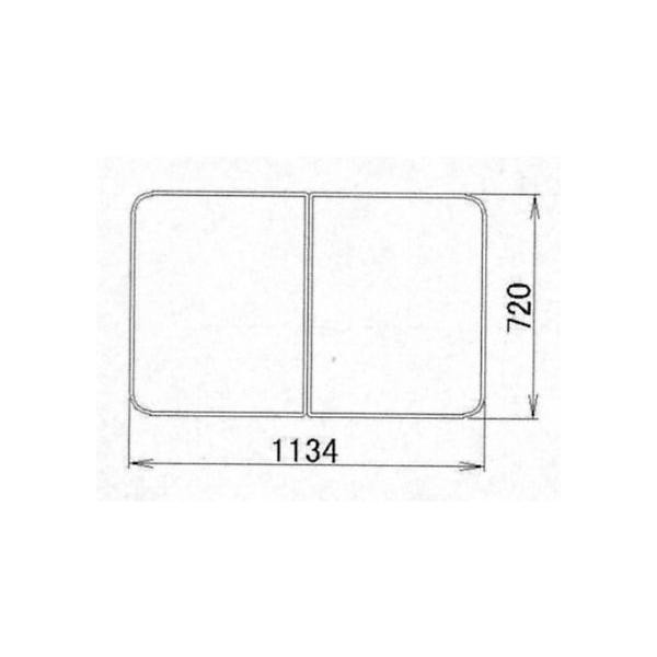 トステム お風呂のふた バスルーム 浴槽 組み 風呂ふた（2枚組み） 風呂ふた 組みふた 商品コード : RMBX023