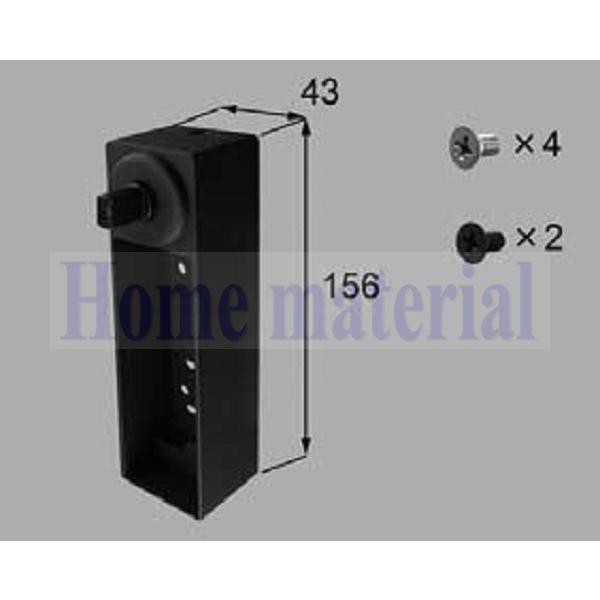 送料込み LIXIL 新日軽 エクステリア 補修部品 門扉 PE 型錠内座セット掛側( 片開き・両開き用) S8AAB1370