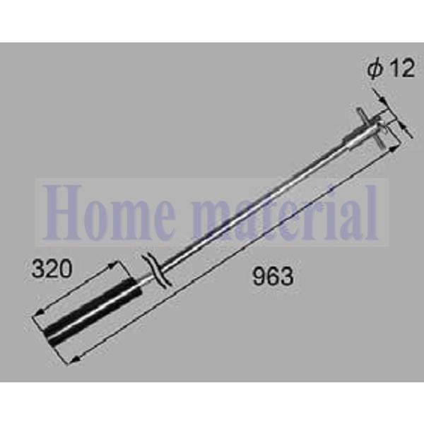 送料込み LIXIL 新日軽 エクステリア 補修部品 門扉 落し棒φ16(H:16 用)( 吊元扉) S8NUD71