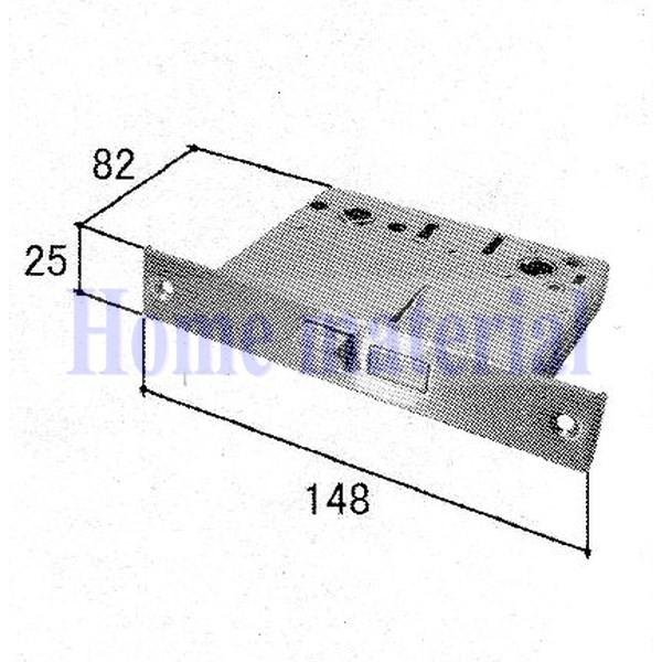三協アルミ 勝手口ドア 部品 レバーハンドル 錠ケース バックセット ドアラッチ 部品番号 WD1280 1SETの通販は