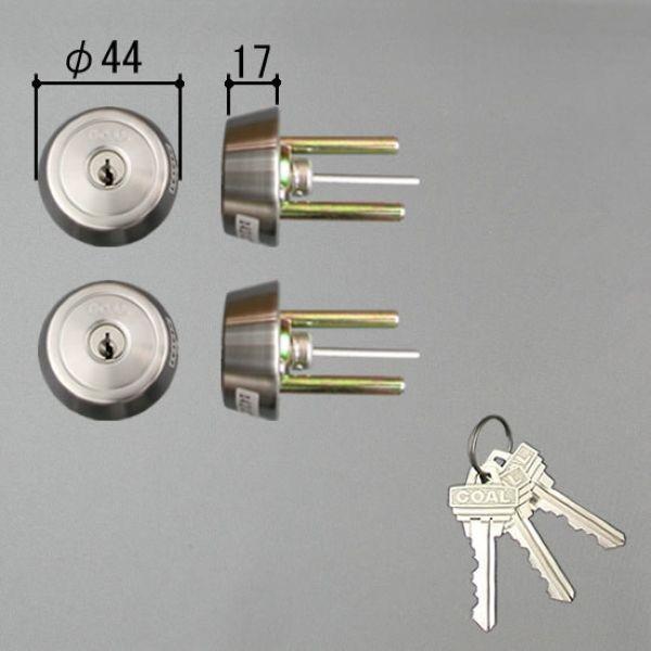 送料込み 三協アルミ 玄関ドア 部品 手動用シリンダー 99WD9156N0-SI 商品コード：190C7154の通販は