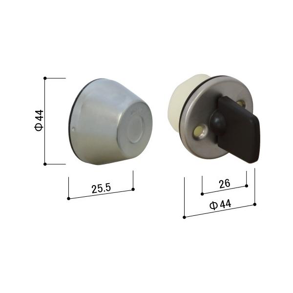 送料無料 YKK 勝手口ドア シリンダー・サムターン 交換用ガードピース・サムターンセットHH4K15742 部品コード YSHHW-HH4K15742