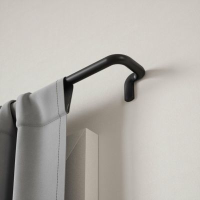 Umbra アンブラ トワイライト カーテンロッド 76-213cm ブラック ニッケル インテリア 家具 北欧家具　ys未プレゼントの通販は 6,020円