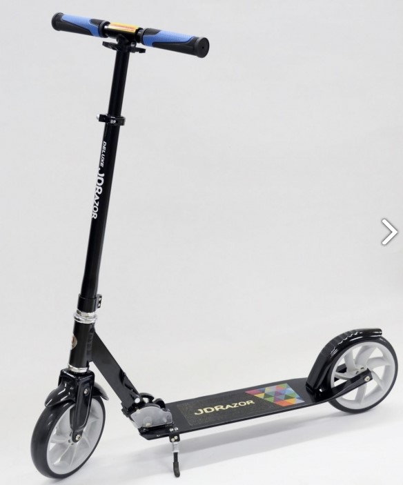 送料無料　JD Razor MS-185　折りたたみ　キックスクーター　スタンド付　子ども用　子供用　キッズ用　大人用　8インチホイール　幅広　キックボード　キックスクータ　JDRAZOR ジェイディレーザー スケボーの通販は