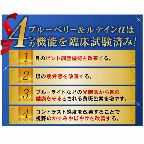 【10個セット★送料無料】リフレ ブルーベリー＆ルテインα（31粒入） ブルーベリーサプリ 眼精疲労 目の健康改善サポート_2
