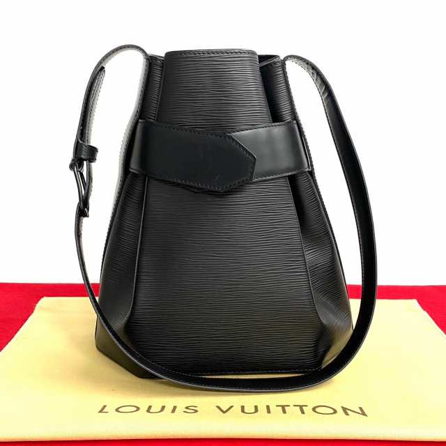 LOUIS VUITTON ルイヴィトン サックデポール エピ エピレザー ショルダーバッグ ブラック 285-6