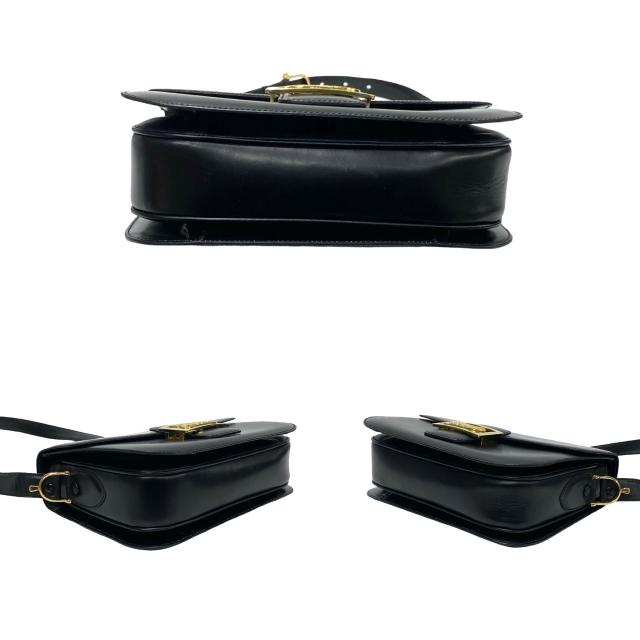 ○CELINE セリーヌ○馬車金具○カーフ レザー 本革○ショルダー