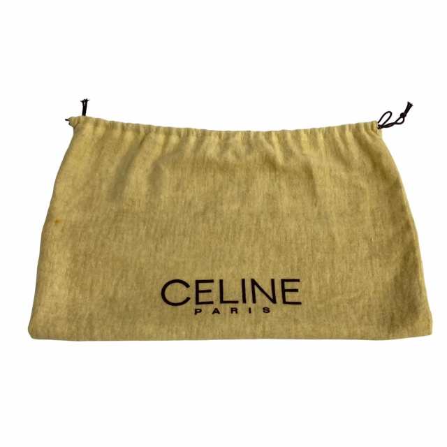 CELINE セリーヌ マカダム ブラゾン 柄 レザー PVC ショルダーバッグ ブラウン 201-3