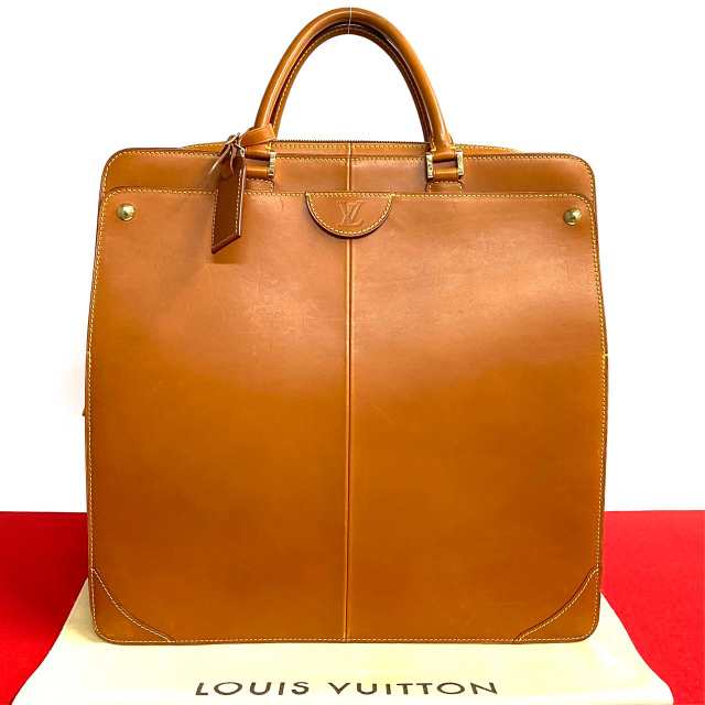 LOUIS VUITTON ルイヴィトン ネゲブ GM レザー ビジネスバッグ ブラウン 525-4