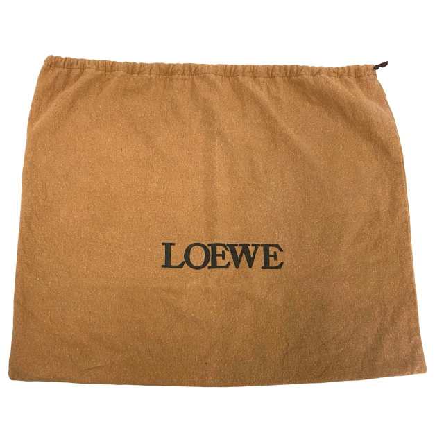 LOEWE ロエベ アナグラム ロゴ カーフ レザー ハンドバッグ ネイビー 99051