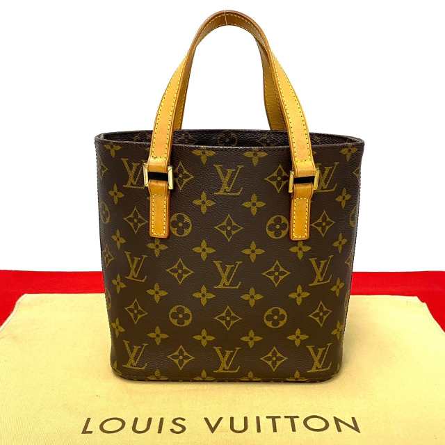 LOUIS VUITTON ルイヴィトン ヴァヴァン PM モノグラム レザー PVC ハンドバッグ ブラウン 77240