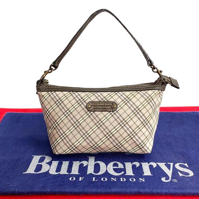 BURBERRY バーバリー ノバチェック ナイロン レザー