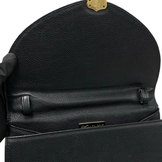 YVES SAINT LAURENT イヴ・サンローラン ロゴ 金具 2way レザー 