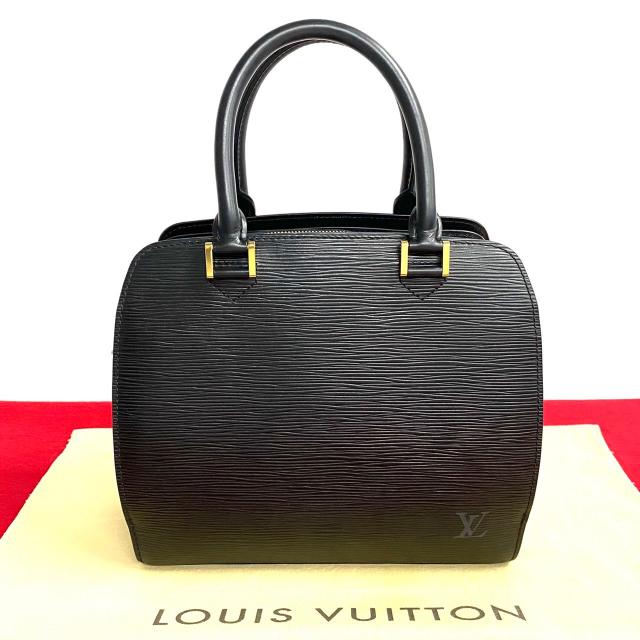 Louis Vuitton エピレザー ブラック ハンドバッグ LOUIS VUITTON エピレザー ブラック ハンドバッグ