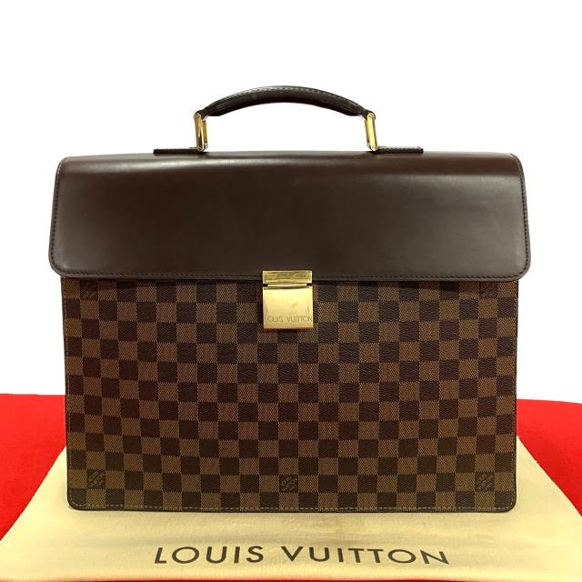 LOUIS VUITTON ルイヴィトン アルトナGM ダミエ レザー PVC ビジネスバッグ ブラウン 46819の通販は