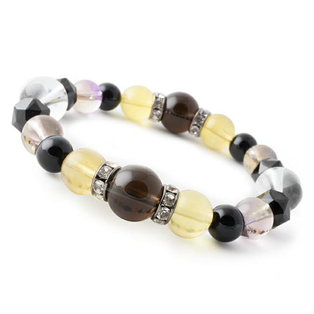 フローライト×スピネル×タイガーアイ×水晶