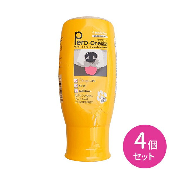 【4個セット】メニワン ペロワン Pero-one (犬猫用)375g 賞味期限2025年12月