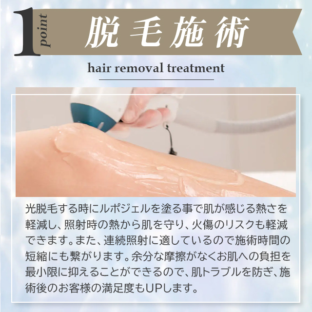 3個セット】ルポジェル 3kg 拭き取り不要 脱毛 キャビテーション