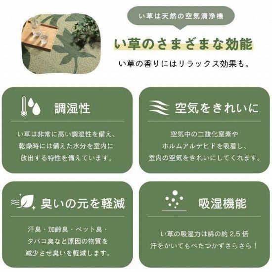 い草 ラグ ボタニカル リーフ柄 191×250cm いぐさ ラグマット 3帖 3畳 191×250 葉っぱ柄 リーフ お洒落 おしゃれ 天然素材 カーペット マット 抗菌 防臭 夏用 裏貼り 滑り止め グリーン グレー ワイン ボタニカルデザインの通販は い草 ラグ ボタニカル リーフ柄 191×250cm いぐさ ラグマット 3帖 3畳 191×250 葉っぱ柄 リーフ お洒落 おしゃれ 天然素材 カーペット マット 抗菌 防臭 夏用 裏貼り 滑り止め グリーン グレー ワイン ボタニカルデザインの通販は