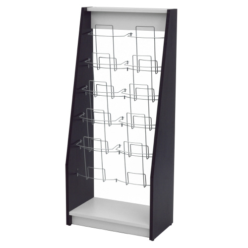 木製カタログスタンド２　２列　ダーク２ ダーク 18,893円