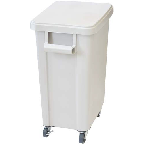 厨房用キャスターペール７２Ｌ　グレー 排水栓付Ｗ５７０×Ｄ３５０×Ｈ６９５ｍｍ_1