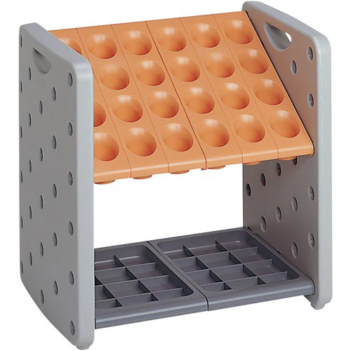 傘立てアーバンピット　２４本用オレンジ Ｗ５００×Ｄ３６２×Ｈ４９６ｍｍ