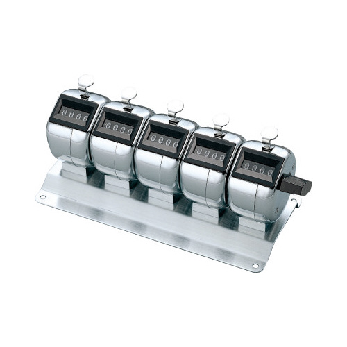 数取器 ５連式　外寸法Ｗ１５０・Ｄ７０・Ｈ６７