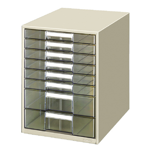 レターケース透明プラスチック 引出しタイプＢ４タテ　浅型６深型２段の通販は 18,839円