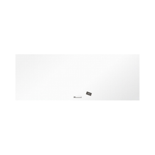 抗菌ホワイトマグネットシート 暗線入り　６Ｌ　２４００×９００ｍｍ