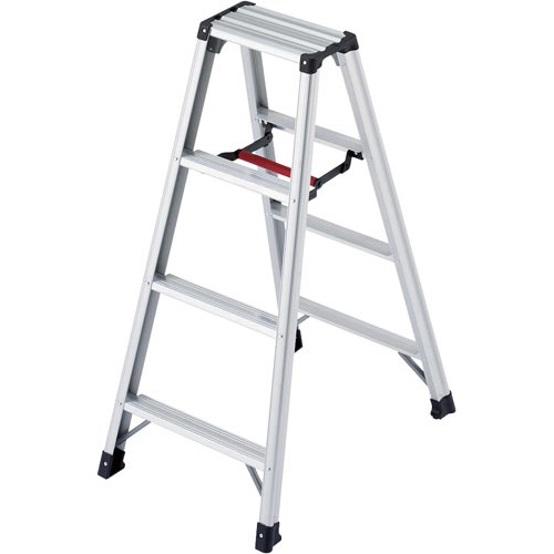 アルミ専用脚立　脚軽 天板高さ１０９０ｍｍ　シルバーの通販は