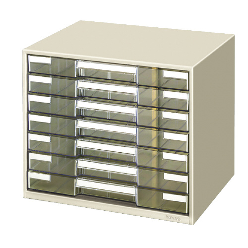 レターケース透明プラスチック 引出しタイプＢ４ヨコ　７段の通販は 18,159円