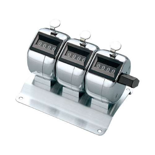 数取器 ３連式　外寸法Ｗ９１・Ｄ７０・Ｈ６７