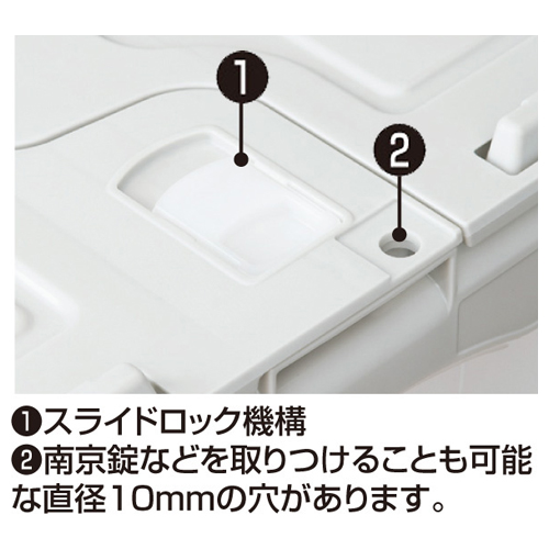 パ）折りたたみコンテナ　フタ一体型 ７５Ｌ　ブルー　１５個_1