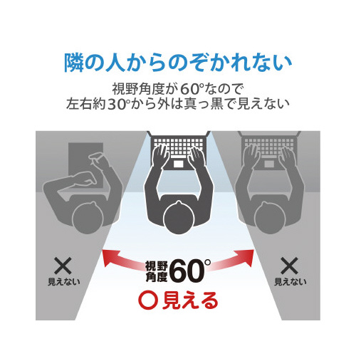 覗き見防止フィルター ２３．８インチ_2