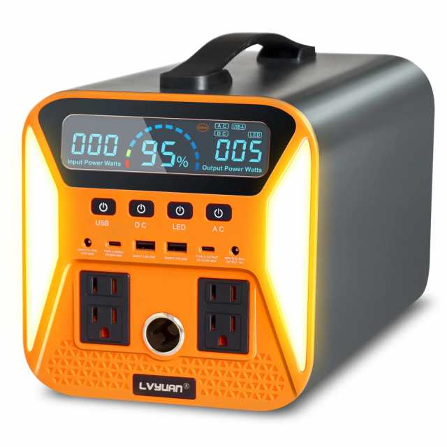 LVYUAN ポータブル電源 1000W ポータブルバッテリー 大容量