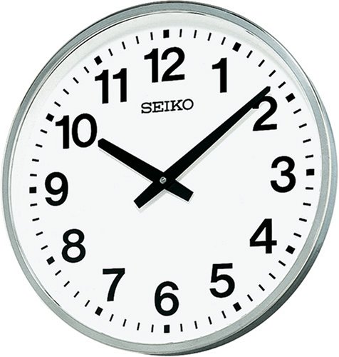 【名入れ　文字入れ無料】SEIKO CLOCK (セイコー クロック) 掛時計／掛け時計 屋外 防雨型 クオーツ 金属枠 KH411S【RP】〈時計〉【P10】の通販は