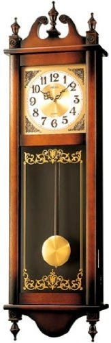 【名入れ　文字入れ無料】SEIKO CLOCK (セイコー クロック)  RQ306A クラシック木枠長尺振り子掛時計／掛け時計(茶) 　【職人手書き名入れ】【ガラス名入れ】【メーカーより直送】〈時計〉の通販は