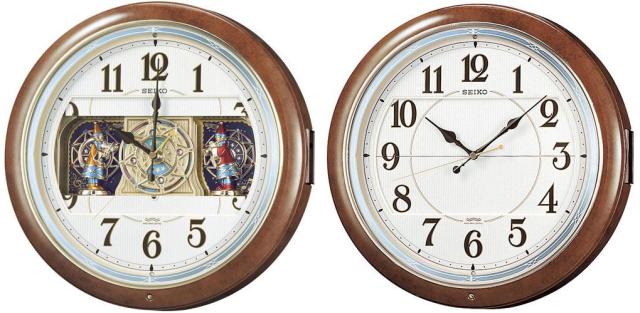 SEIKO CLOCK (セイコー クロック) 電波式 掛時計／掛け時計 ウエーブ  