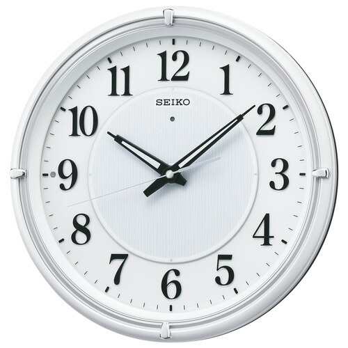 【　名入れ　文字入れ 無料】★【送料無料！】SEIKO CLOCK 掛け時計　KX393W 暗くなると光る時計【RP】〈時計〉